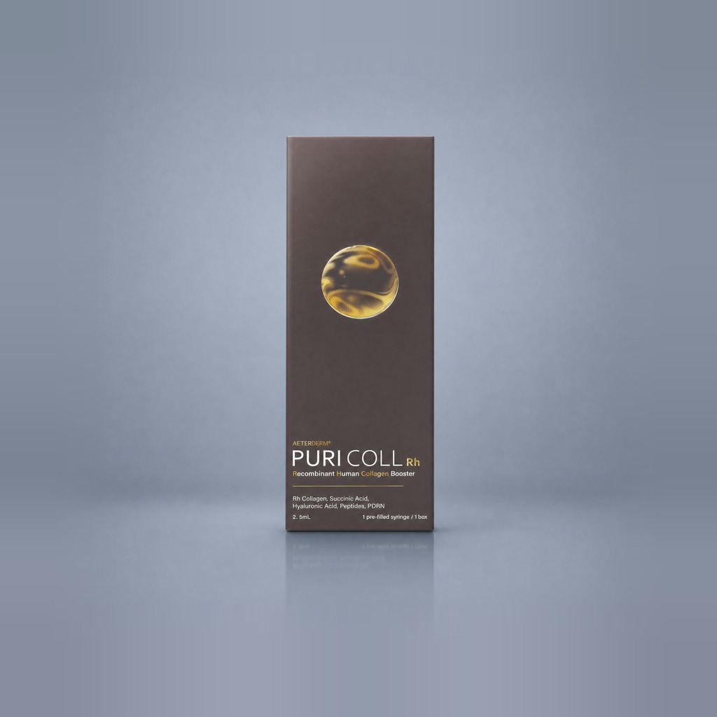 Aeterderm Puri Coll Rh box — recombinant human collagen booster with PDRN, 2.5 mL prefilled syringe, WEDERM Korea