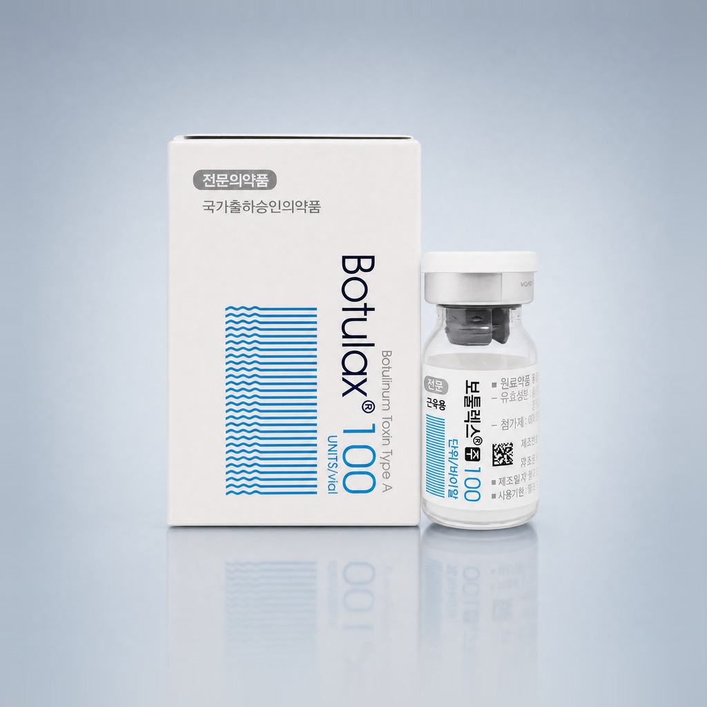Botulax 100 U vial and box — Hugel botulinum toxin type A, freeze-dried Korean aesthetic toxin
