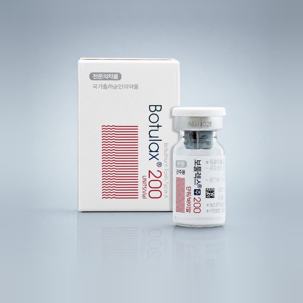Botulax 200 U vial and box — Hugel botulinum toxin type A, freeze-dried Korean aesthetic toxin