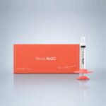 Elravie Re2O coral box and syringe — 150 mg human acellular dermal matrix ECM skin booster by Humedix