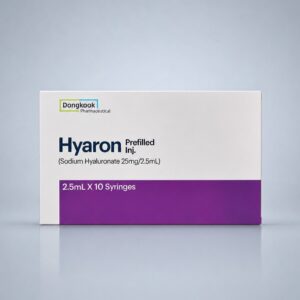 Hyaron® Prefilled Injection — Non-Cross-Linked Sodium Hyaluronate 10 mg/mL (10 × 2.5 mL)