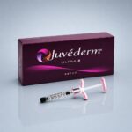 Juvéderm Ultra 2 with Lidocaine cross-linked hyaluronic acid dermal filler — box and 0.55 mL prefilled syringe