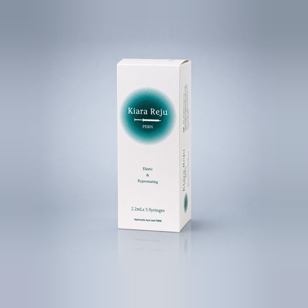 Kiara Reju white box — PDRN, hyaluronic acid and niacinamide skin booster, 2.2 mL × 3 syringes, BioPlus Korea