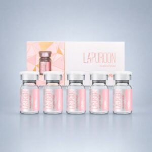 Lapuroon Aurora Vivid — PDRN 0.2% + Hyaluronic Acid 1% Glow Booster (5 × 5 mL)