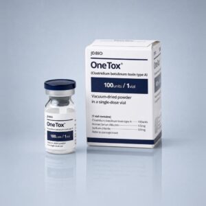 Onetox 100 U vial and box — Korean botulinum toxin type A for professional aesthetic use